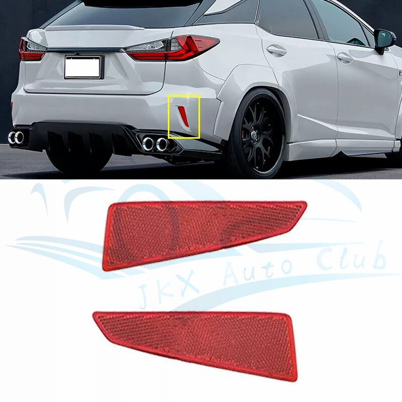 For Lexus RX350 RX450 2016-2018 k Pair Rear Bumper Reflector Lights ...