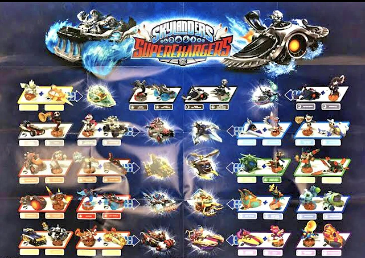 Skylanders Superchargers including some RARES All Boxed GIFTS