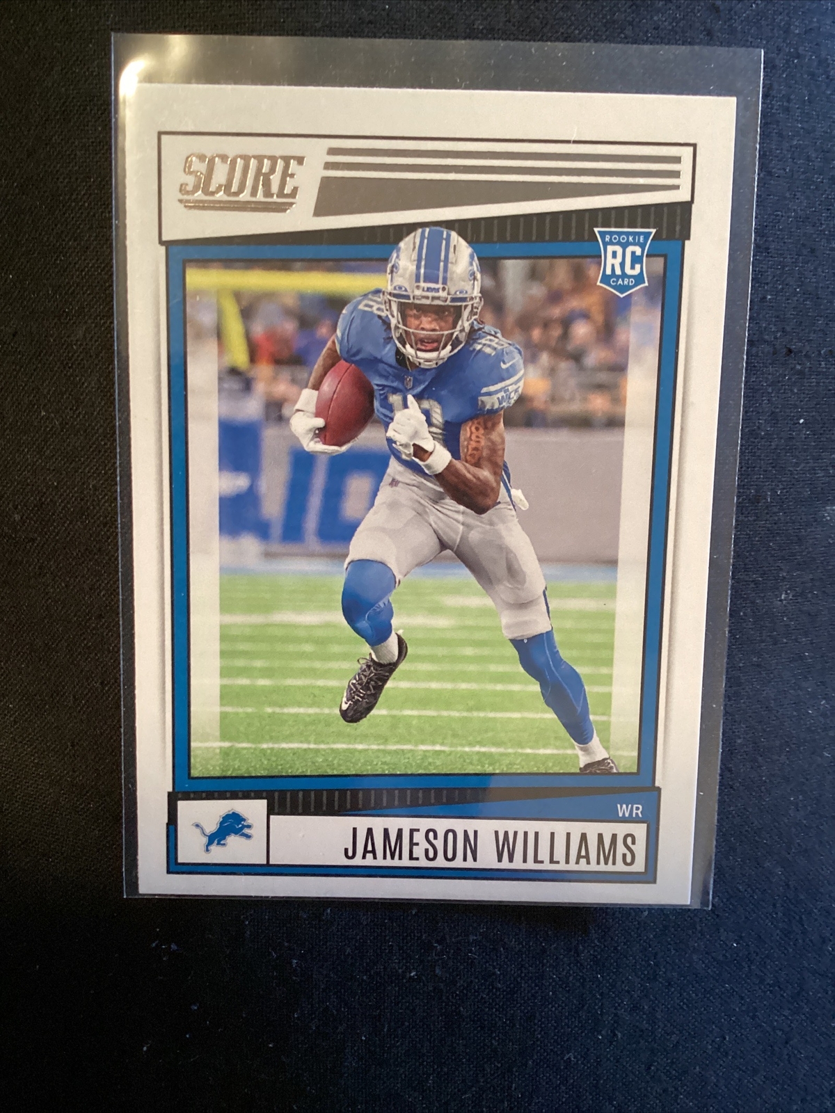 JAMESON WILLIAMS 2022 Panini Score RC #377 Lions           JT15