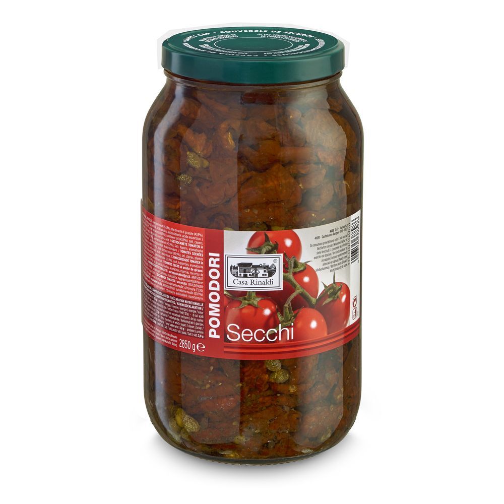 Casa Rinaldi Disecadas Tomates En Vegetalem Aceite En Cristal Vidrio
