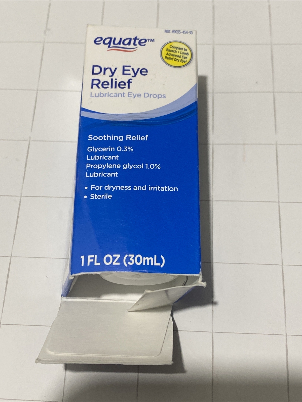 Equate Lubricant Eye Drops for Dry Eye Relief, 1 oz, Damaged Packaging 681131731959 eBay
