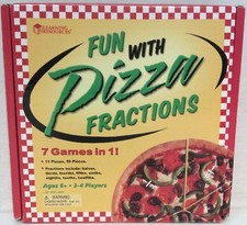 Learning Resources Pizza Fraction Fun Jr. Game Homeschool Educational