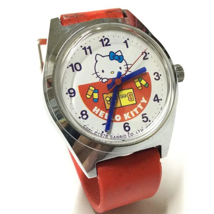 Dead Stock Retro Vintage Sanrio Hello Kitty Hand Wound Watch