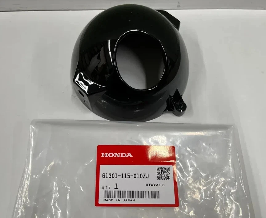 " 1972-1978 K3-K6 Honda Z50 Z50A Black Headlight Bucket 61301-115-010ZJ* - Imagem 2 de 3