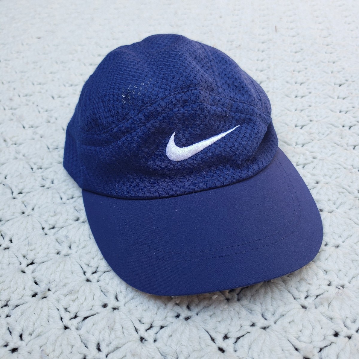 Vtg Nike Panel Swoosh Logo Lightweight Running Outdoor