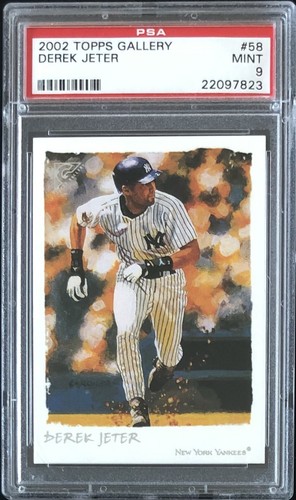 2002 Topps Gallery Derek Jeter #58 card