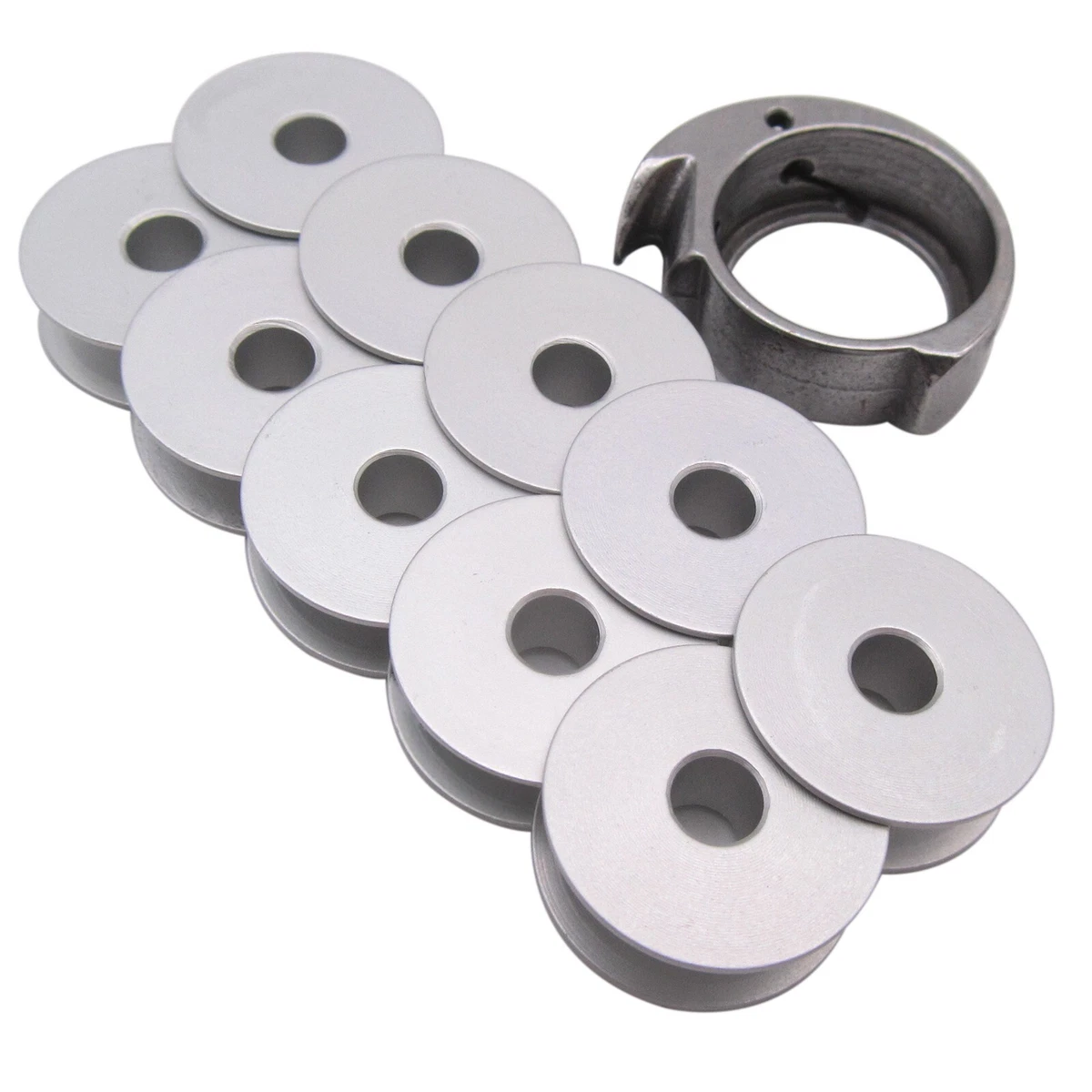 5 Bobine + 1 Custodia Per Macchina Da Cucire Singer 27,28,127,128 – CKPSMS #8327 - Foto 5