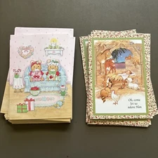 Paper Magic Christmas Greeting Cards/Envelopes 55 New Old Stock Vintage USA