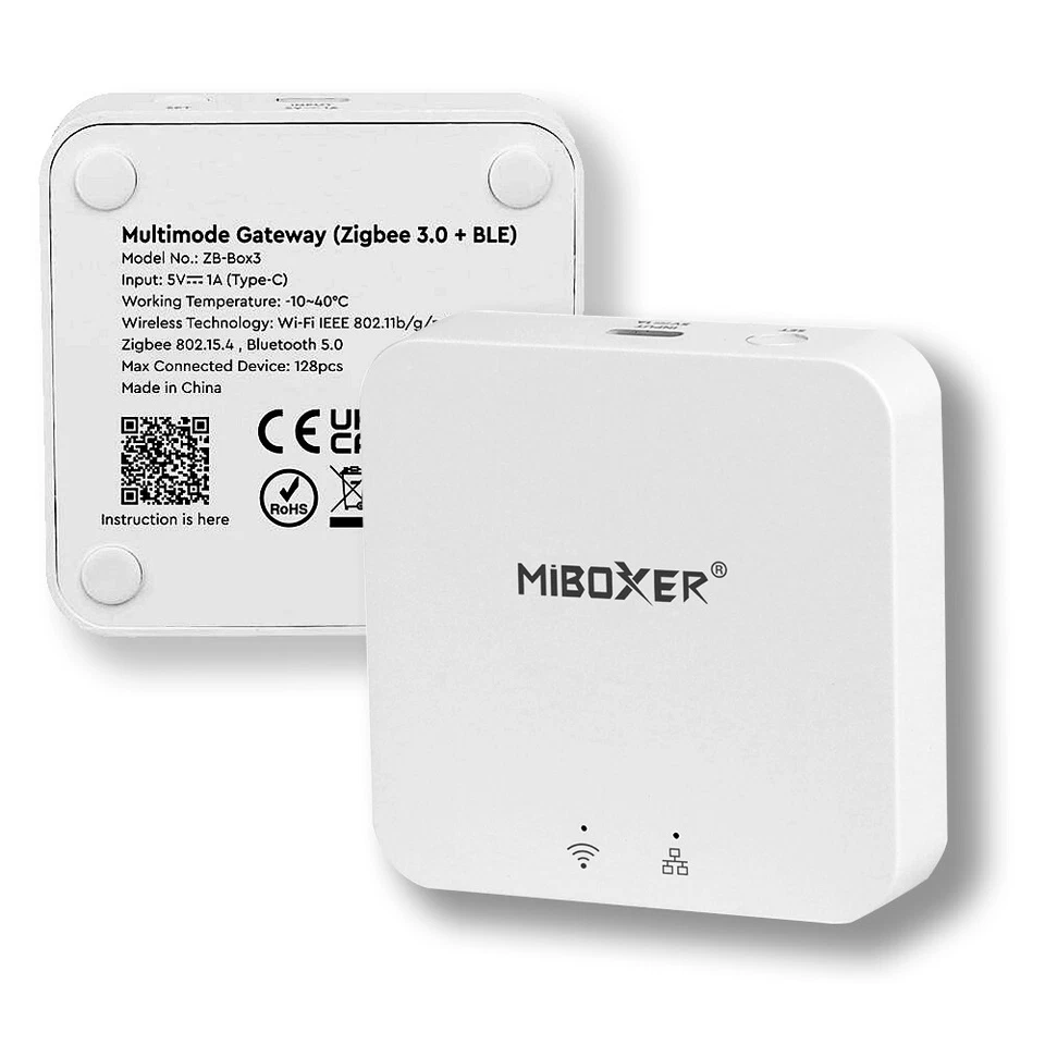 Zigbee3.0+2.4G MiBoxer 5in1 Controller WiFi Gateway Remote For RGB CCT LED Strip - Image 4 of 4