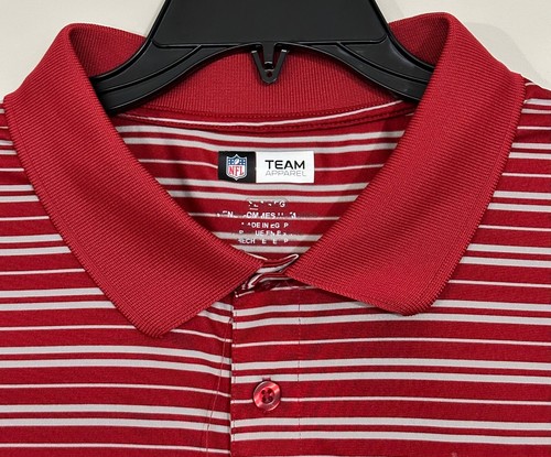 Camisa de vestir polo para hombre Atlanta Falcons talla XL rayas rojas - Imagen 3 de 5