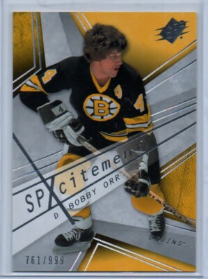 Bobby Orr 2008-09 SPx SPxcitement #X6 SN 761/999