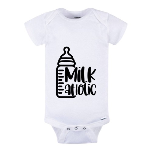 Baby Bodysuit Milk A Holic Gangsta Napper Funny Graphic Print NEW Set Of 2