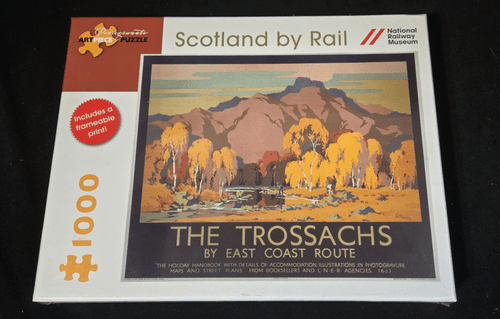 Pomegranate ArtPiece Puzzle Scotland By Rail The Trossachs 1000pcs New - Picture 1 of 2