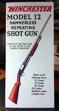 REPRODUCTION  Winchester Model 12  Standing Die-Cut