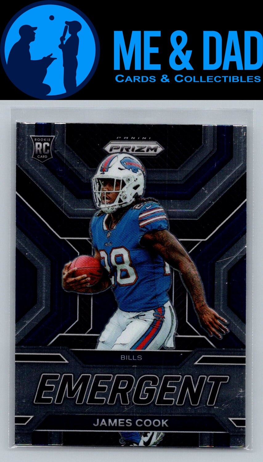 2022 Panini Prizm #E-13 James Cook Emergent