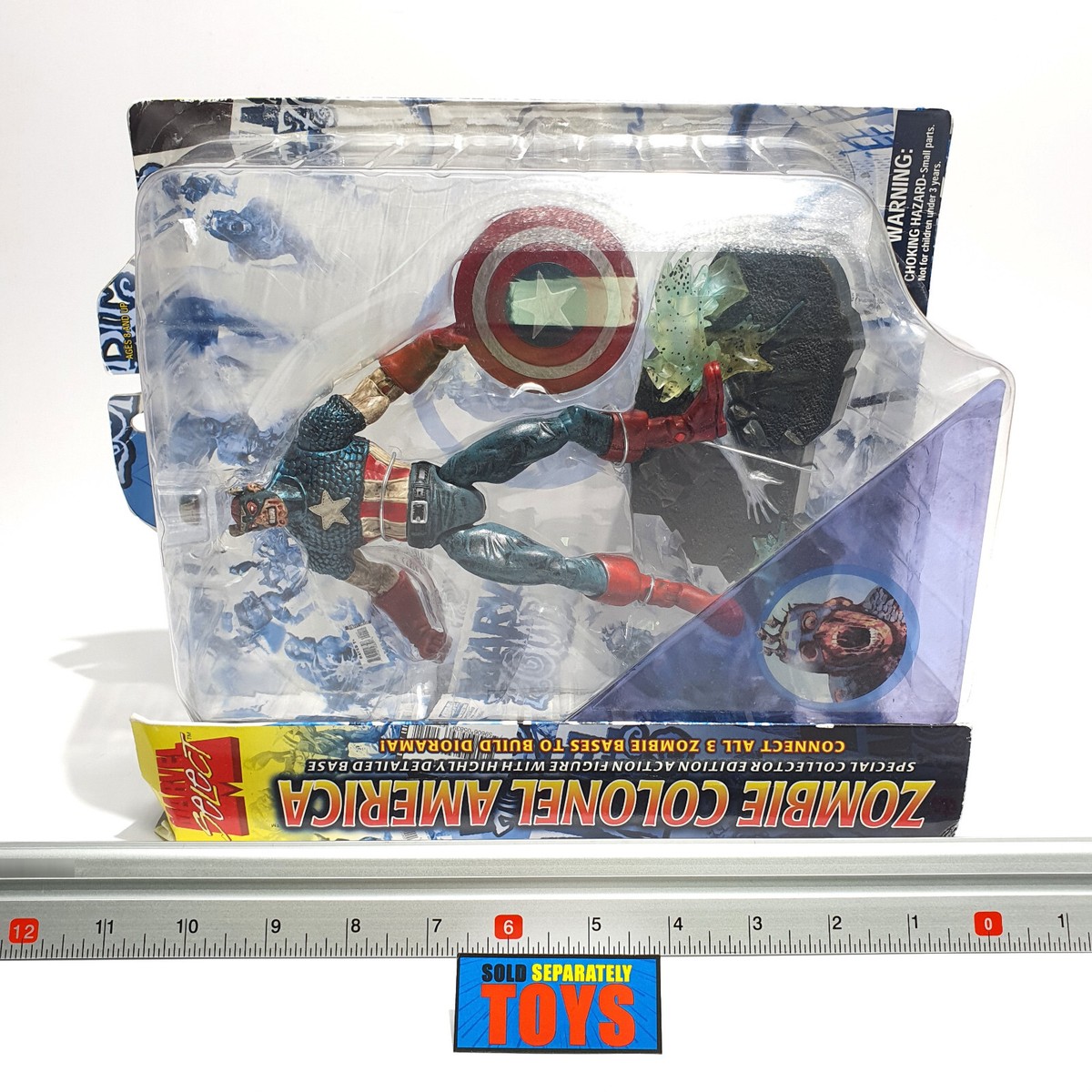 Marvel ZOMBIE COLONEL AMERICA figure NEW Diamond Select Toys