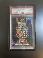 Deion Sander Black 1/1 Mosaic With MBA Silver Certification - 2023 Mosaic PSA 10