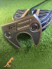 Used RH TaylorMade TP Collection Ardmore 2 Copper 35” Mallet Putter + HC