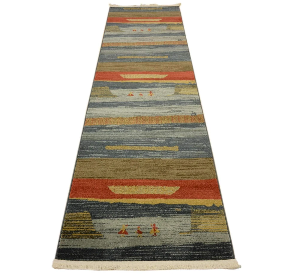 Fars Collection Modern Classic Colorful Tribal Inspired Design Area Rug (2' 7... - Image 4 of 4