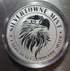 SilverTowne Mint 1oz .999 Fine Silver Round Mighty Eagle BU In Capsule