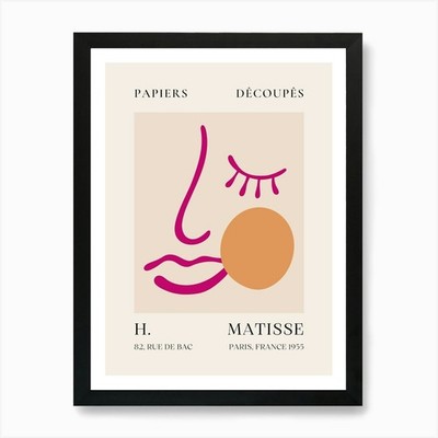 Papers Decoques H Matisse Art Print Framed Wall Art Poster Canvas Print Picture