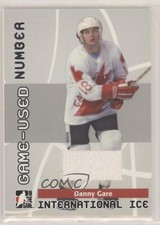 2006 In the Game-Used International Ice Signature Series Number Danny Gare 7ez