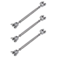 3X 304 Edelstahl Takelnd Schraube Geschlossen Koerper Backen Backen Spannsc5358