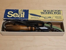 SEAL Sealector Tacking Iron with Teflon coated base  NEW with Original Box