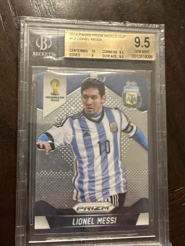 2014 Panini Prizm World Cup - Lionel Messi #12 BGS 9.5