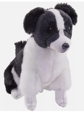 Stofftier sitzende Pose Collie Welpe mit bellenden Geräuschen von Wild Republic 18 cm groß