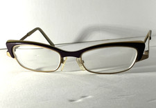 D8 CAT-EYE JEAN LAFONT PARIS EYEGLASSES FRAMES RAPSODIE E7041 49-19-128 FRANCE