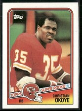 Christian Okoye 1988 Topps #363 Rookie Kansas City Chiefs