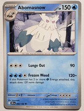 Abomasnow 060/182 NM / M - Destined Rivals Pokemon Card - kamonabe Art
