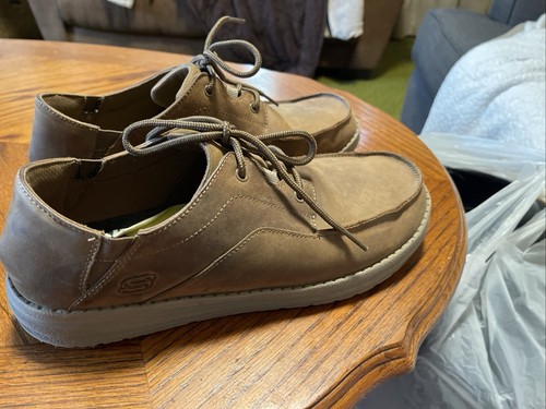 SKECHERS MENS LACE UP AIR COOLED GOGAMAT ARCH SIZE 11 - 第 4/7 張圖片