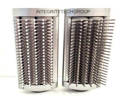 Genuine Dyson Airwrap Styler Soft & Firm Smoothing Brush Attachments Nickel Iron