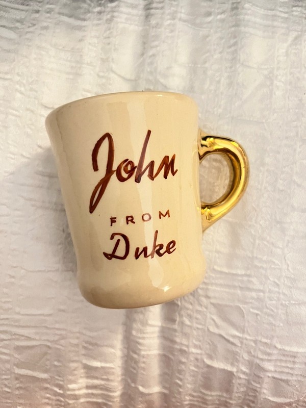 Vintage John Wayne “The Alamo” 1960 Cast & Crew Mug “John From Duke”