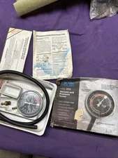 Kal Equip Vacuum & Pressure Tester KM2512 USA 2 1/2 " Bourdon Tube Gauge