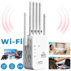300Mbit/s WLAN Repeater 2.4GHz WLAN Verstärker 6 Antennen WiFi Extender für Büro
