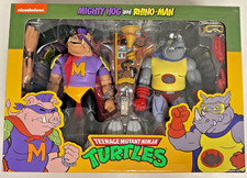NECA TMNT Cartoon Series  Mighty Hog and Rhino-Man  2023 - new