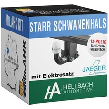 Hellbach Anh&auml;ngerkupplung starr f&uuml;r Mercedes E-Klasse W212 mit 13pol spezifisch