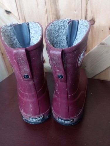 Botas de lluvia con cordones Amelia para jóvenes BOGS talla 5 botas impermeables - Imagen 6 de 7