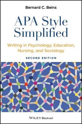 APA Style Simplified, Bernard C. Beins,  Paperback
