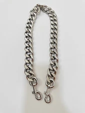 NEW Marc Jacobs Silver “Chunky Big” Chainlink Shoulder Strap RARE FIND