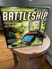 Electronic Battleship Advanced Mission Game Milton Bradley 2005 Works Incomplete
