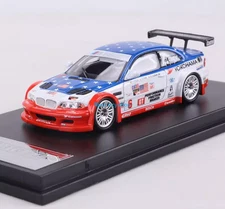 CR DCM 1:64 White Flag M3 GTR E46 #6 Racing Sports Model Diecast Metal Car 