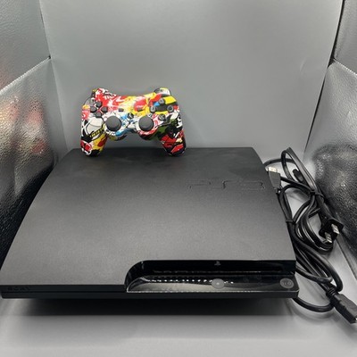 Sony PlayStation 3 PS3 CECH-3001B Slim Console 320GB Tested Working Controller