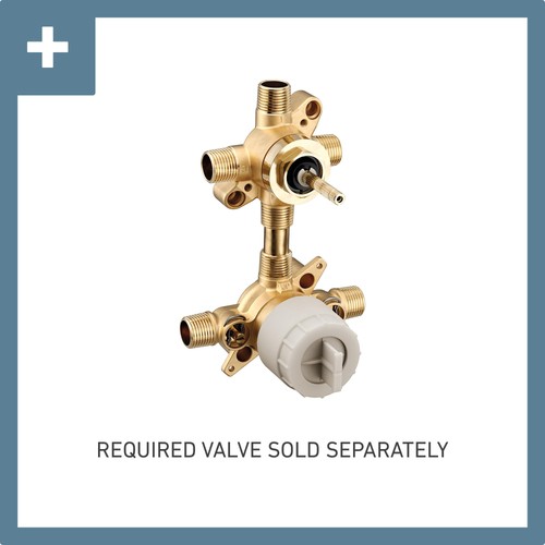 Moen UT3322BLBelfield M-CORE 3 serie 2 maniglie rivestimento doccia trasferimento integrato - Foto 3 di 3