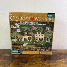 Buffalo Charles Wysocki Puzzle 1000 Pieces Gingernut Valley - made in USA