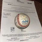 1995 Milwaukee Brewers Team Signed Baseball Jsa Ltr Garner Listach Jaha Plus