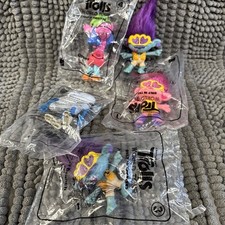 McDonald's - Trolls World Tour - Happy Meal Toys - Set 5 - 4 NIB / 1 Open
